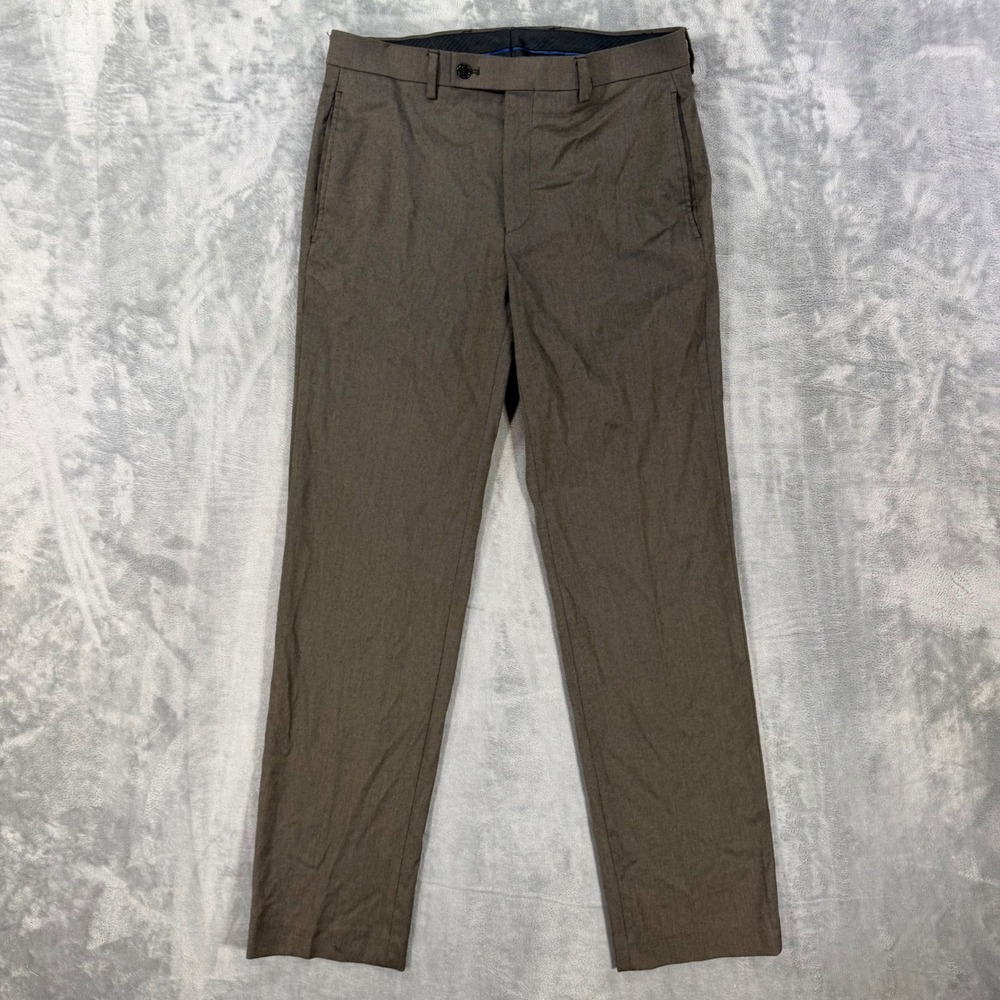 Lauren Ralph Lauren Slim Dress Pants Men's Size 31x32 Brown Heathered